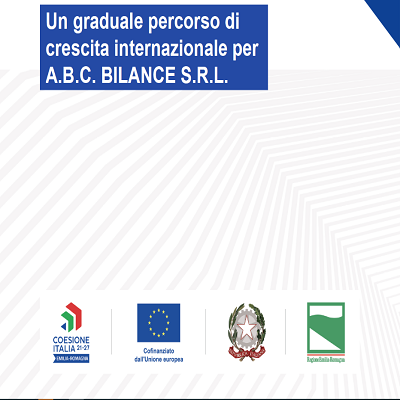 Un graduale percorso di crescita internazionale per A.B.C. BILANCE S.R.L.